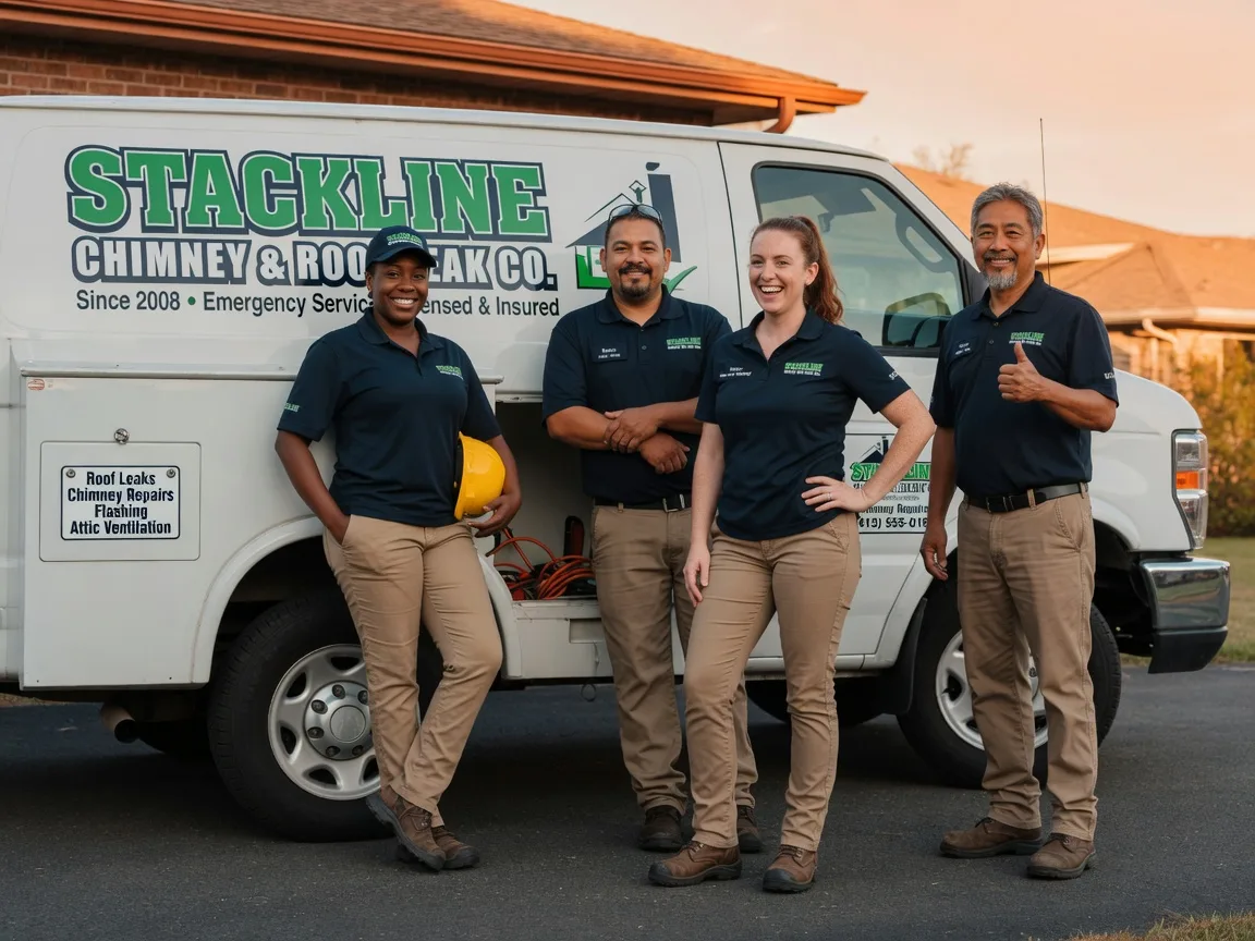 Chimney flashing repair company in Byron, GA